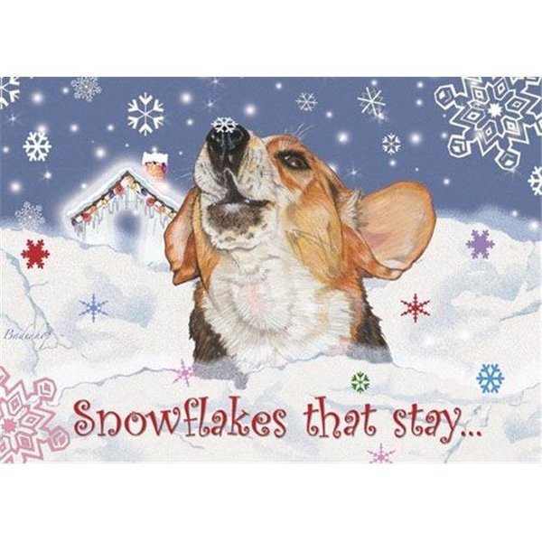 Pipsqueak Productions Pipsqueak Productions C555 Beagle Holiday Boxed Cards C555